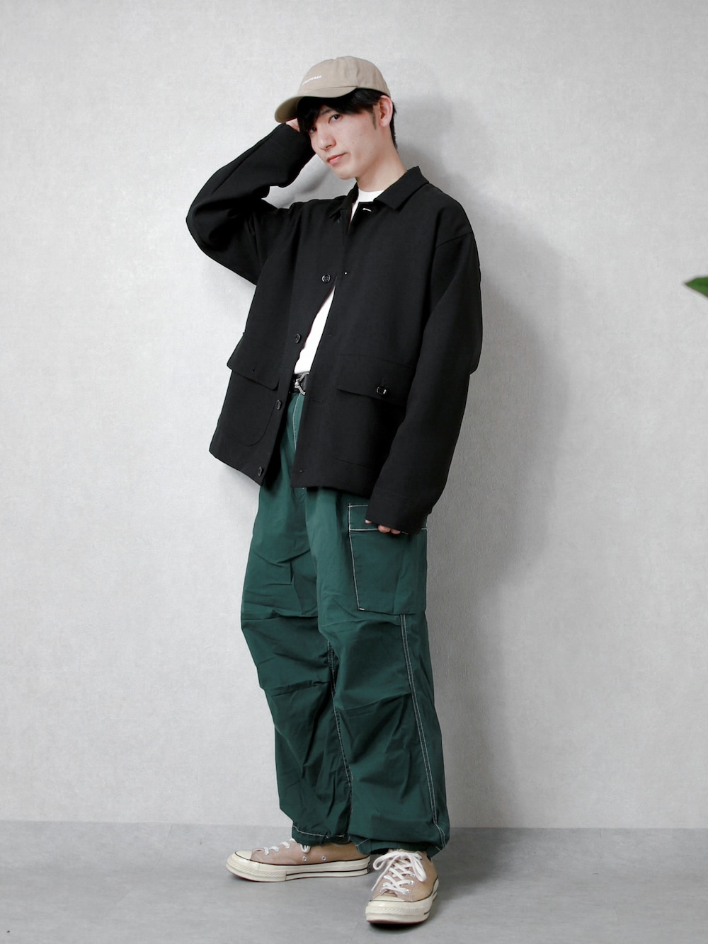 NUMBER (N)INE ブラック ショートブルソン ブルゾン | ナンバーナイン（NUMBER (N)INE）公式通販