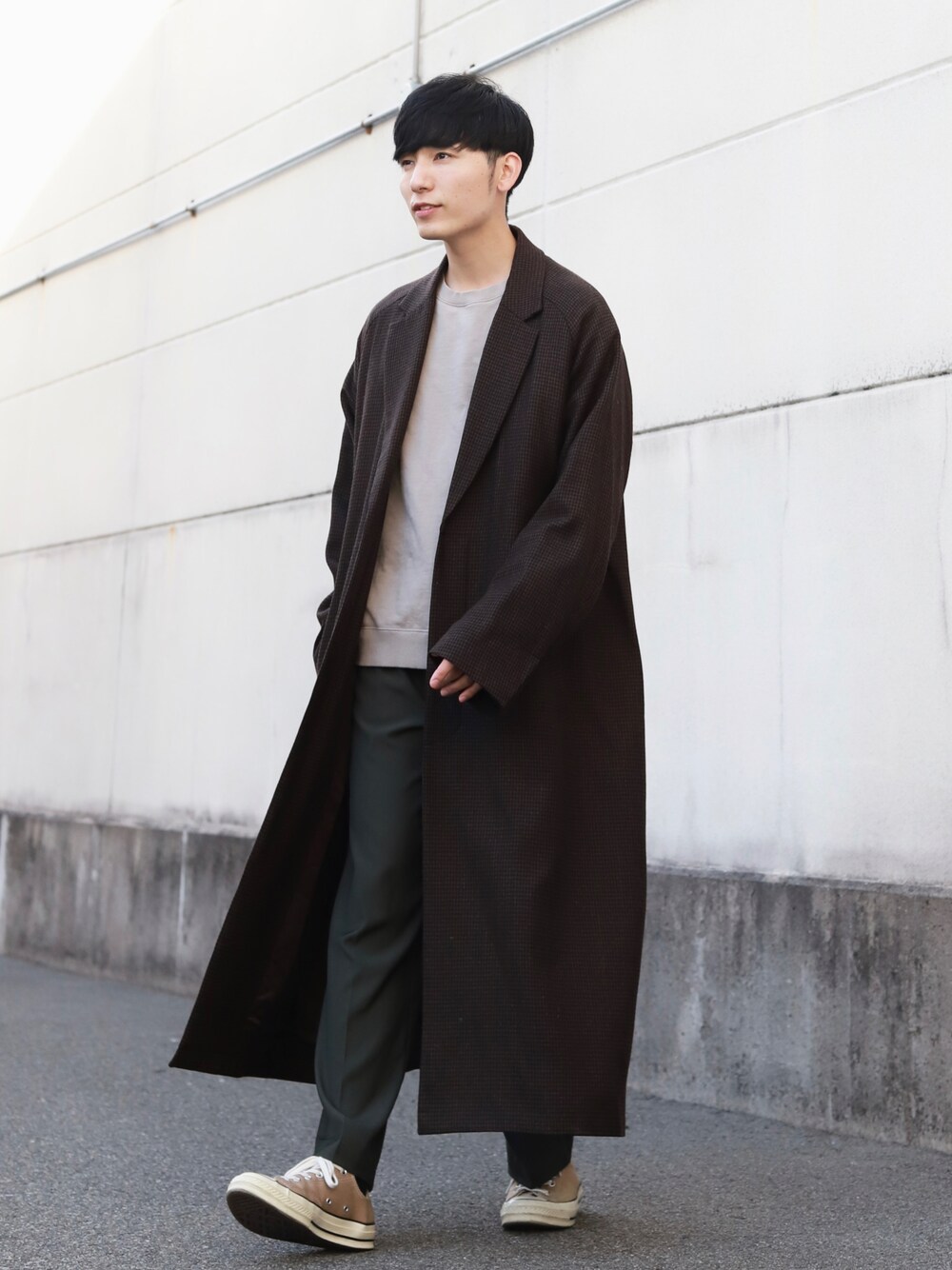 FIT MIHARAYASUHIROのチェスターコートを使った人気ファッション