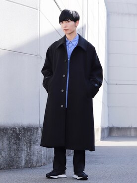 「NEW BALANCE（ニューバランス）のMS327（スニーカー）」を使った、HICCHIさん（メンズ・170cm）の秋コーディネート