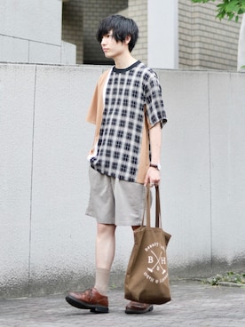 「ユニオンステーション」｜ひっちさん（メンズ・172cm）の夏コーディネート