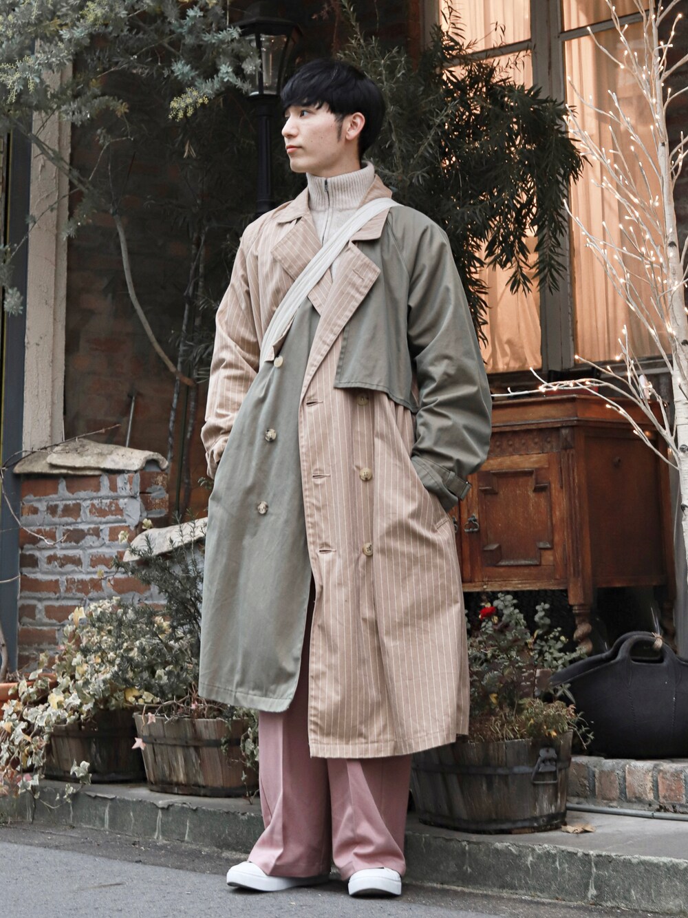 JieDa / PLAID TRENCH COAT トレンチコート トレンチコート SWITCHING TRENCH COAT（JieDa(ジエダ) ⁄ 19AW