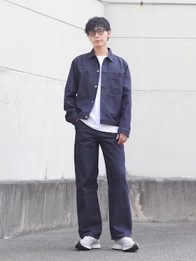 「Zoff（ゾフ）のアイテム」を使った、HICCHIさん（メンズ・171cm）の夏コーディネート