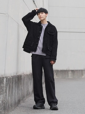 「アイテム（ブルゾン）」を使った、ひっちさん（メンズ・171cm）の秋コーディネート