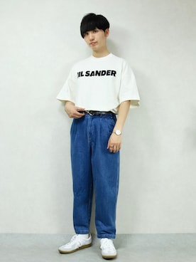 「UNIQLO（ユニクロ）の50色ソックス（消臭機能付き）（ソックス/靴下）」を使った、ひっちさん（メンズ・172cm）の春コーディネート