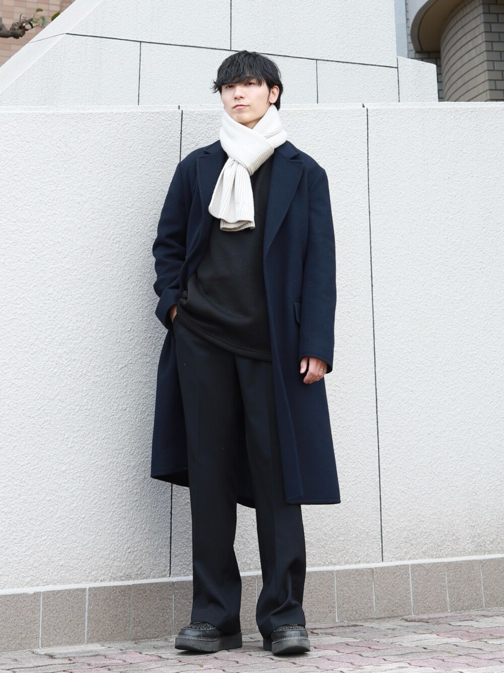LIDNM（リドム）の「Super110's BEAVER CHESTER COAT（チェスター
