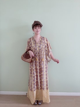 「JOURNAL STANDARD LUXE（ジャーナルスタンダード　ラックス）のアイテム（ワンピース/ドレス）」を使った、肥肥YEさん（レディース・163cm）の秋コーディネート
