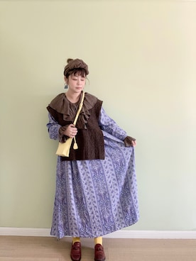 「盐系风格」｜肥肥YEさん（レディース・163cm）の秋コーディネート