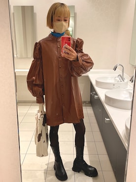 「GHOSPELL（ゴスペル）のアイテム」を使った、saeさん（レディース・162cm）の秋コーディネート