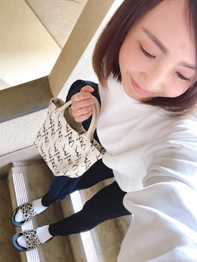 「スエット」｜「アイテム（サンダル）」を使った、yuzuuu〜♡さん（レディース・159cm）の春コーディネート