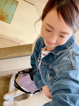 「GRL（グレイル）のアイテム（デニムジャケット）」を使った、yuzuuu〜♡さん（レディース・159cm）の春コーディネート
