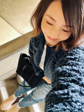 「パタゴニア」｜「アイテム（ブルゾン）」を使った、yuzuuu〜♡さん（レディース・159cm）の秋コーディネート