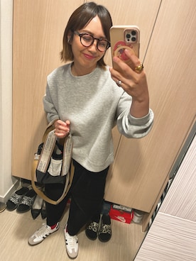 「adidas（アディダス）のサンバ OG / SAMBA OG / アディダスオリジナルス adidas Originals スニーカー（スニーカー）」を使った、yuzuuu〜♡さん（レディース・159cm）の秋コーディネート