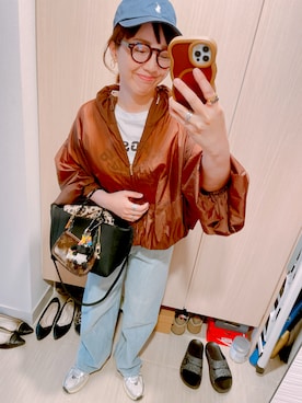 「YANUK（ヤヌーク）のアイテム」を使った、yuzuuu〜♡さん（レディース・159cm）の夏コーディネート