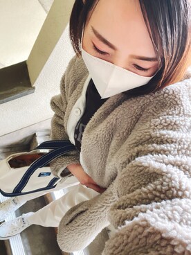 yuzuuu〜♡さん（レディース・158cm）の冬コーディネート