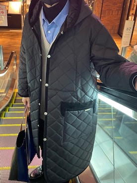 「COMOLI（コモリ）のアイテム（その他アウター）」を使った、ゆきちさん（メンズ・175cm）の冬コーディネート
