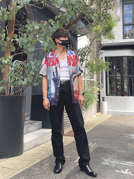 「Saint Laurent（サンローラン）のアイテム（シューズ）」を使った、ゆきちさん（メンズ・175cm）の秋コーディネート