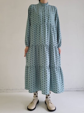 「アイテム（ワンピース/ドレス）」を使った、makironさん（レディース・163cm・30代）の冬コーディネート