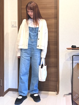 「アイテム（ネックレス）」を使った、mackoさん（レディース・161cm・40代）の秋コーディネート