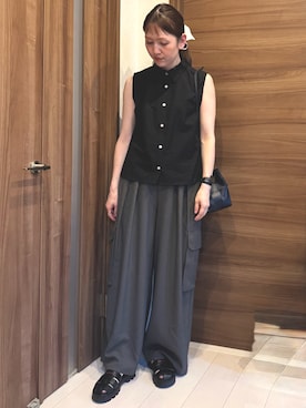 「MARNI（マルニ）のアイテム」を使った、mackoさん（レディース・161cm）の夏コーディネート