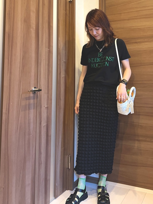 Ameri（アメリ）の「POKO POKO I LINE SKIRT（スカート）」 - WEAR