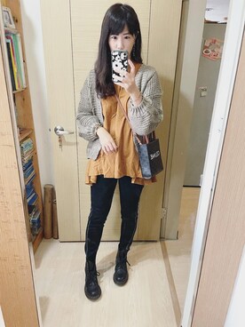 「WIRED（ワイアード）のアイテム」を使った、Winnie C 🇹🇼さん（レディース・163cm）の秋コーディネート