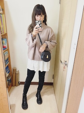 「MichaelKors」｜Winnie C 🇹🇼さん（レディース・163cm）の冬コーディネート