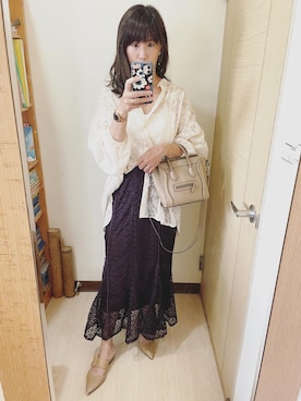 「CELINE」｜「アイテム（スリッポン）」を使った、Winnie C 🇹🇼さん（レディース・163cm）の夏コーディネート
