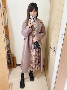 「chanel」｜「アイテム（ワンピース/ドレス）」を使った、Winnie C 🇹🇼さん（レディース・163cm）の冬コーディネート