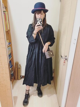 「LouisVuitton」｜「アイテム（ワンピース/ドレス）」を使った、Winnie C 🇹🇼さん（レディース・163cm）の秋コーディネート