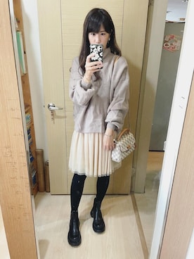 Winnie C 🇹🇼さん（レディース・163cm）の冬コーディネート