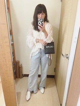 「MARC JACOBS（マークジェイコブス）のアイテム（アナログ腕時計）」を使った、Winnie C 🇹🇼さん（レディース・163cm）の春コーディネート