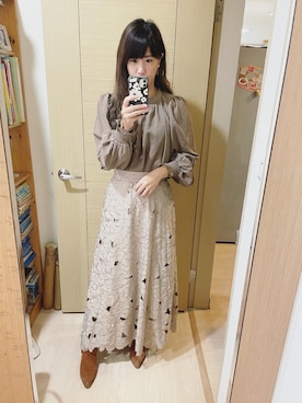 「Sam Edelman（サムエデルマン）のアイテム」を使った、Winnie C 🇹🇼さん（レディース・163cm）の冬コーディネート