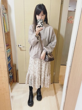 Winnie C 🇹🇼さん（レディース・163cm）の冬コーディネート