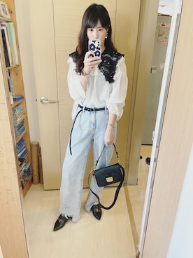 「osharewalker」｜「アイテム（アナログ腕時計）」を使った、Winnie C 🇹🇼さん（レディース・163cm）の秋コーディネート