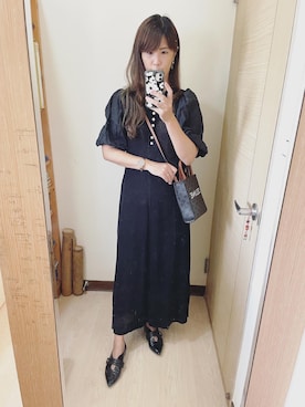 「CELINE」｜「アイテム（ワンピース/ドレス）」を使った、Winnie C 🇹🇼さん（レディース・163cm）の秋コーディネート