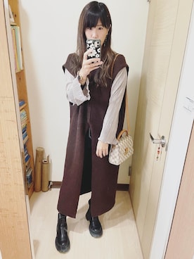 Winnie C 🇹🇼さん(レディース・163cm)の冬コーディネート