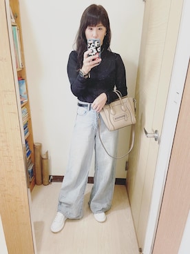 「CELINE」｜「アイテム（その他シューズ）」を使った、Winnie C 🇹🇼さん（レディース・163cm）の春コーディネート