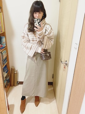 「LouisVuitton」｜「アイテム（ワンピース/ドレス）」を使った、Winnie C 🇹🇼さん（レディース・163cm）の冬コーディネート