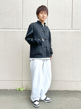 「モードストリート」｜「アイテム（ジャケット/アウター）」を使った、JUNYAさん（メンズ・171cm）の秋コーディネート
