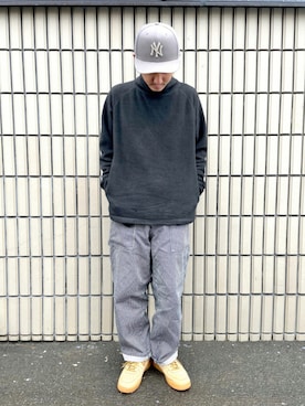 「NANO universe（ナノユニバース）のアイテム（帽子）」を使った、JUNYAさん（メンズ・171cm）の秋コーディネート