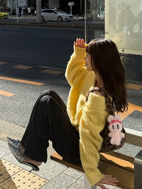 「VIS（ビス）のアイテム」を使った、amiさん（レディース・157cm）の冬コーディネート