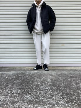 「URBAN RESEARCH Sonny Label（アーバンリサーチサニーレーベル）のアイテム（ダウンジャケット/コート）」を使った、みっちーさん（メンズ・173cm）の冬コーディネート