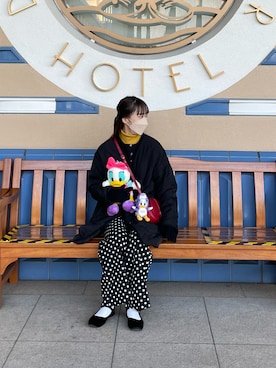 「Mayree（メイリー）のアイテム（パンツ）」を使った、suzu さん（レディース・153cm）の冬コーディネート