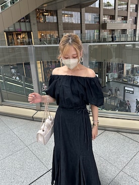 「バルーン袖」｜reiaさん（レディース・148cm）の夏コーディネート