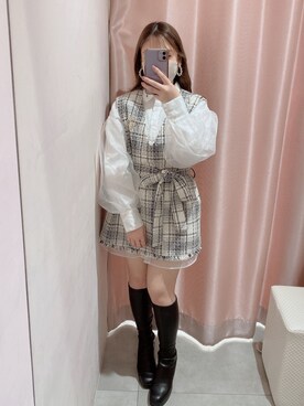reiaさん(レディース・148cm)の春コーディネート
