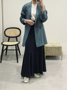 「STYLEMIXER（スタイルミキサー）のアイテム（ジャケット/アウター）」を使った、ｍoさん（レディース・160cm）の春コーディネート