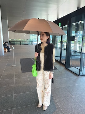「Paloma Wool（パロマウール）のアイテム（オールインワン・サロペット）」を使った、ｍoさん（レディース・160cm）の夏コーディネート