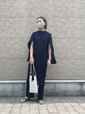 「AKIRANAKA（アキラナカ）のアイテム」を使った、ｍoさん（レディース・160cm）の夏コーディネート