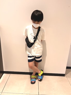 「アイテム（サンダル）」を使った、ーkoyanーさん（キッズ・126cm）の春コーディネート