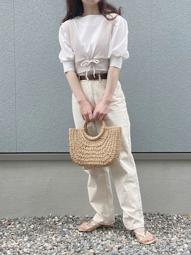 えだ( ¨̮ )さん(レディース・155cm)の夏コーディネート